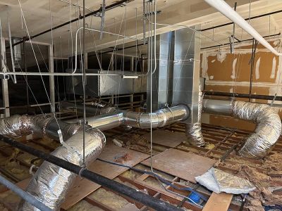 Commercial HVAC Ductwork System installation